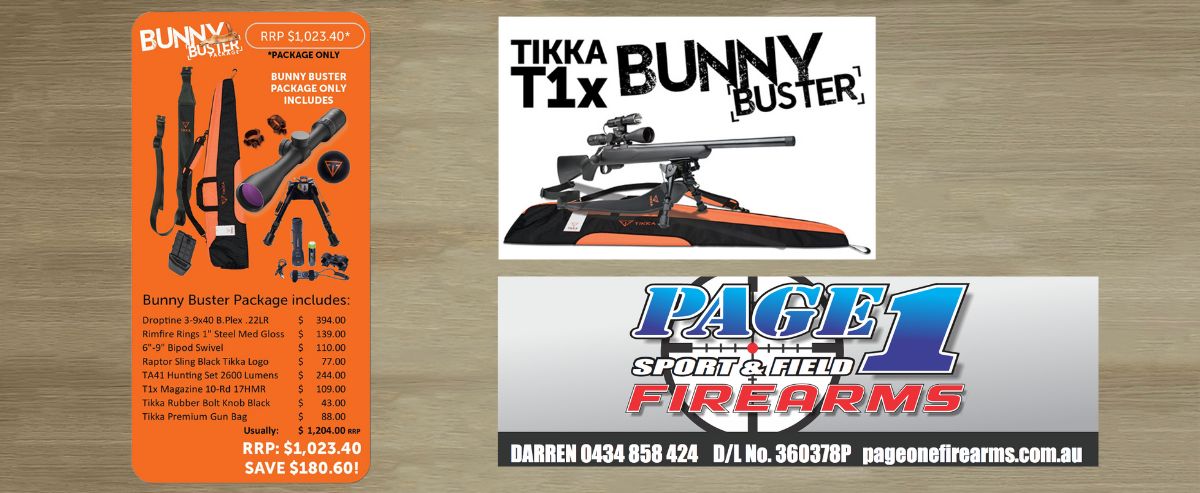 TIKKA T1X BUNNY BUSTER ACCESSORY PACKAGE