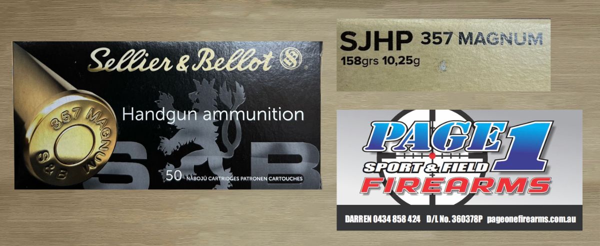 SELLIER & BELLOT 357 Magnum 158gr SJHP 50 pack