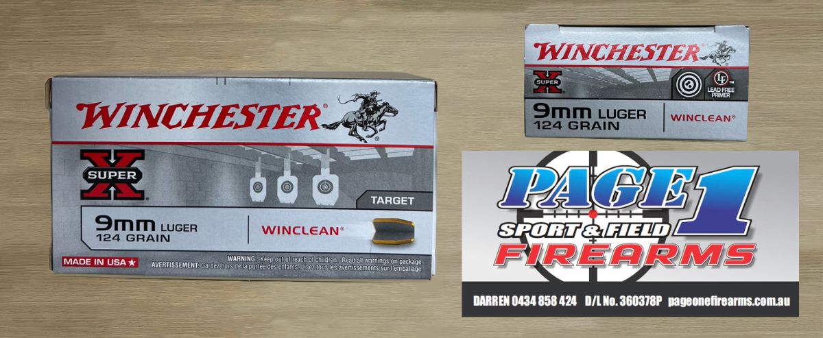 WINCHESTER 9mm WINCLEAN 124gr Soft Nose 50 pack