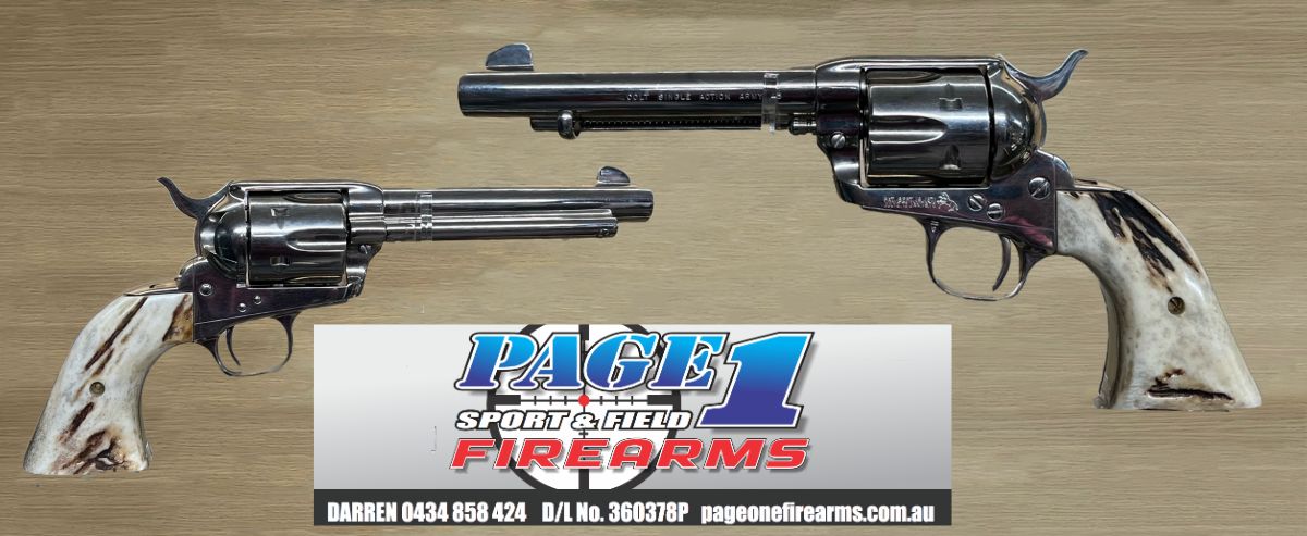 COLT SA 45 Long Colt Revolver (S/H Firearm)
